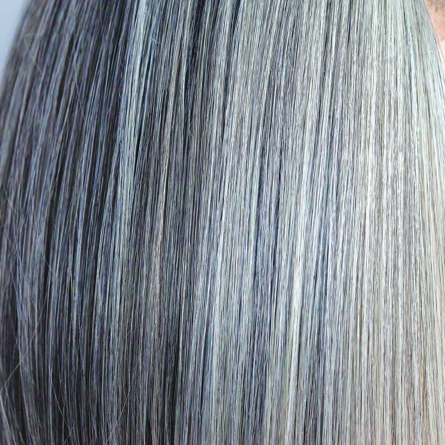 Canyon Stone - A natural grey color with many different shades running throughout. This opulent blend has a whole host of tones including slate, white, pewter, silver and steal. A much favored option and suits all ages and skin tones and is one of our high heat colors.