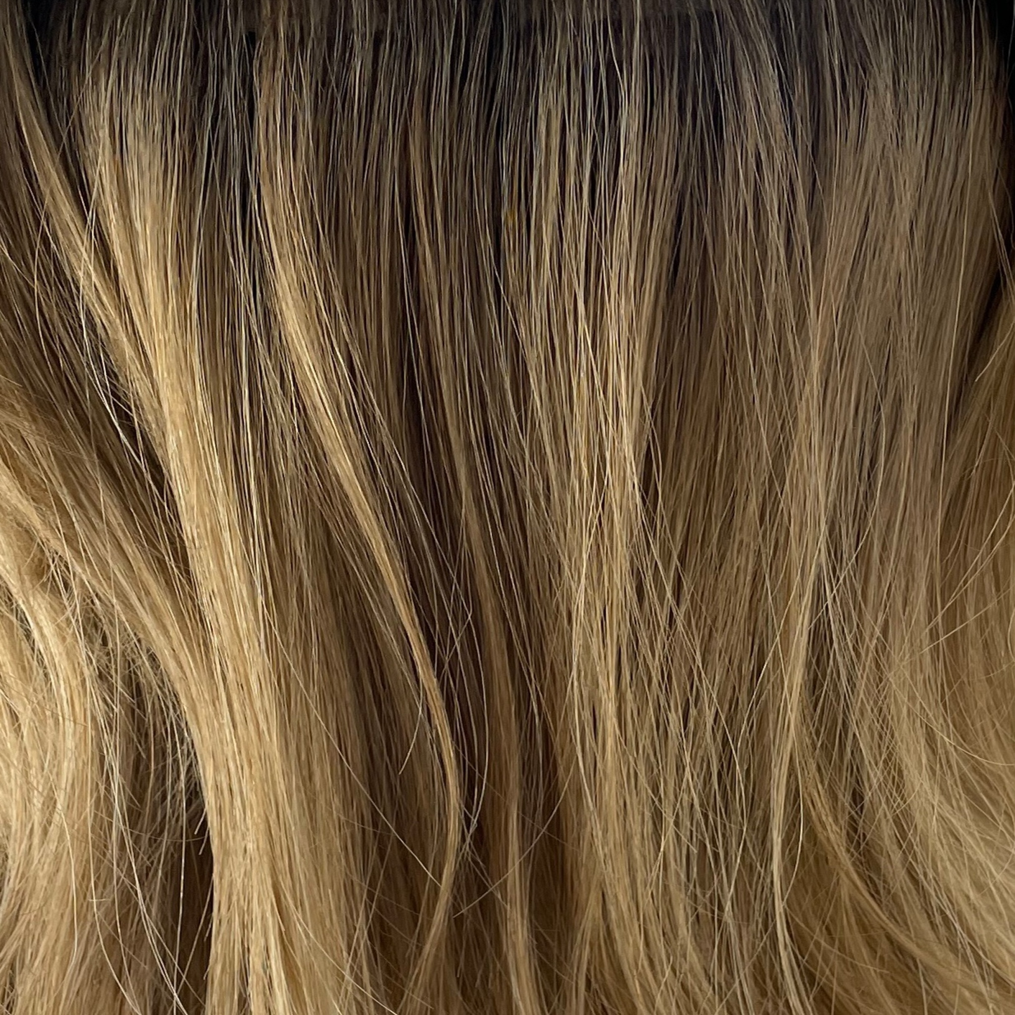 Desert Sand-R - A natural blend of warm rich blond and cool light blond with a medium brown root. This fabulous combination creates a beautiful look.