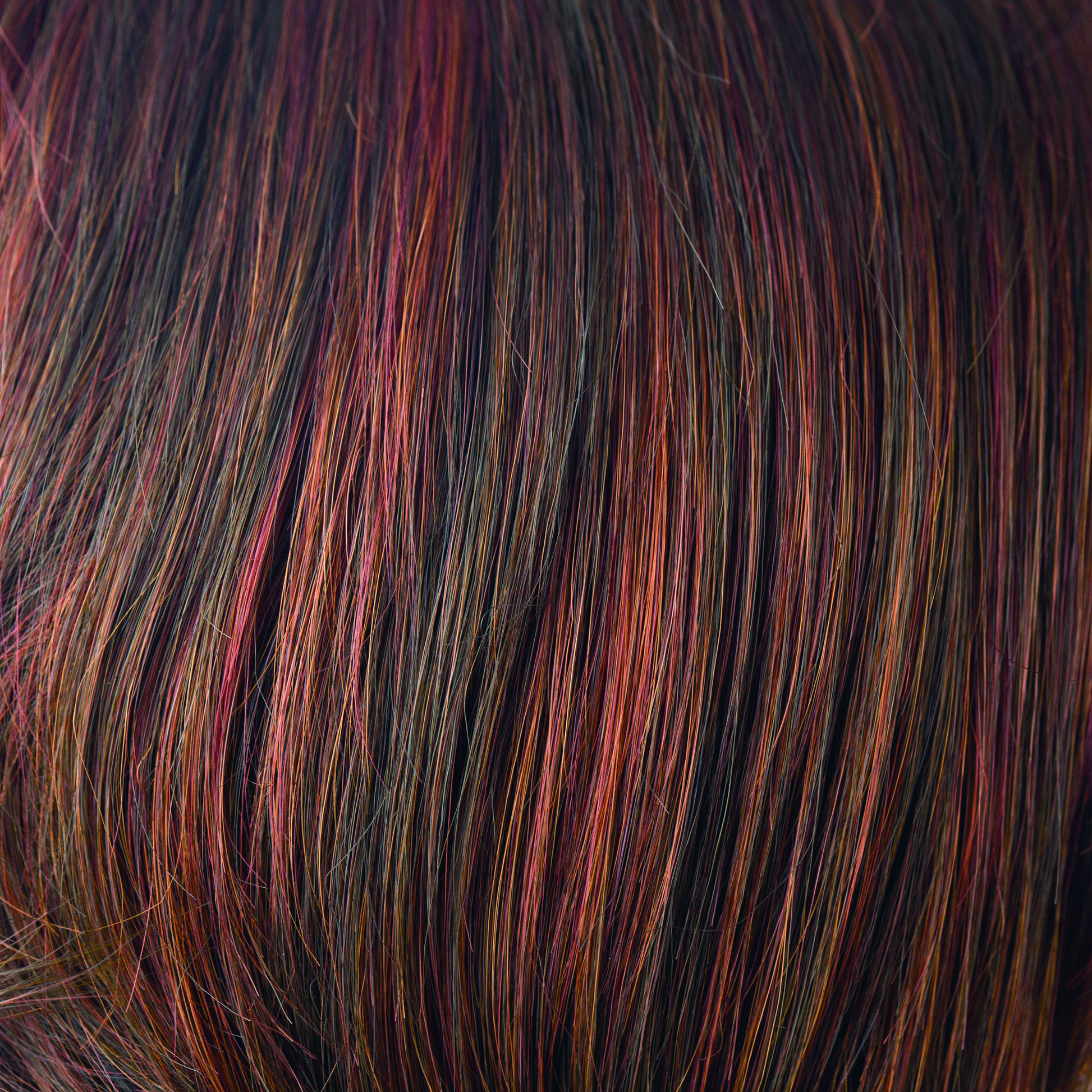 Cayenne Spice  -  A gorgeous mixture of deep red pepper base flowing into melted coppers and beautiful golden lights, creating a red strawberry delight. This color sure brings the wow-factor!