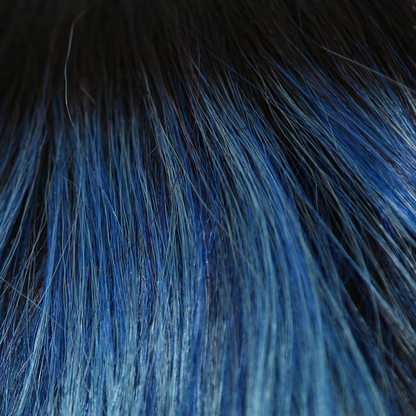 Melted Ocean  -  A color made of a trio of brilliant blue shades. All melting together from the darkest into the lightest. Starting from a dark sapphire blue blending into capri blue and sky blue tones and finally finishing into graphite white and the palest pastel blues. Melted Ocean is a true work of art!