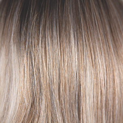 NM Melted Marshmallow  -  A super, sophisticated blend of blond works beautifully with every skin tone as it is a marriage of both warm and ash blonds. Starting from a rich dark blond and melting into warm toffee tones and stunning coconut ash blond tips.